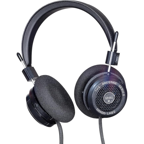 GRADO SR80x Prestige sērijas vadu stereo austiņas ar atvērtu aizmuguri