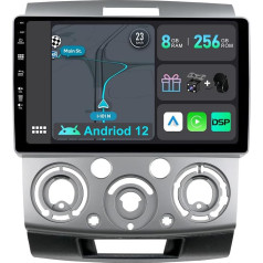 YUNTX [8GB+256GB] Android 12 Autoradio für Ford Ranger/Mazda BT50 (2006-2011)-[Integriertes CarPlay/Android Auto/DSP/GPS]-9