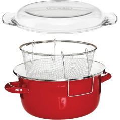 Premier Housewares 102114 Fritēze Friteuse, e-pasta, 5 litri, rot, 33 x 27 x 16 cm