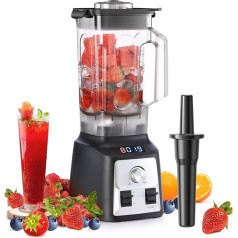 Enfmay Stand Mixer, 2000 W Mixer High Performance Mixer, Continuous Speed Control, 2L Smoothie Mixer with Pulse Function, Blender Mixer with for Smoothie/Ice Cream/Shakes, Smoothie Maker