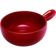 KUHN RIKON Fondue Käsefondue Caquelon Rot Classic 22cm, 1,6 litrs, 4 personām, no roter Tonmasse