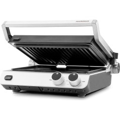 GASTROBACK Design BBQ Pro 42537 kontaktgrils, melns/sudrabs