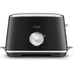 Sage - Тостер Toast Select Luxe с 2 ломтиками и светодиодным дисплеем обратного отсчета, черный трюфель