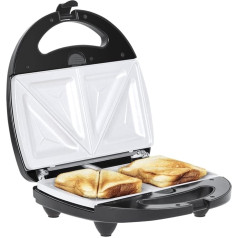 Teesa TSA3221 Sandwich Maker 3 in 1, Silver/Black