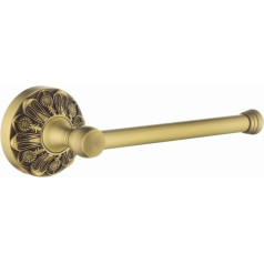 Lucyound Antique Gold tualetes papīra turētājs Vannas istabas tualetes ruļļu turētājs Wall Mount Vintage dekoratīvie vannas istabas aksesuāri Brass Petal Relief Series