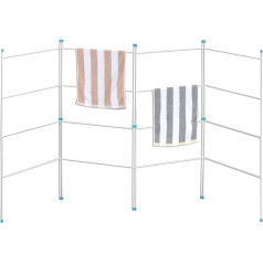 Home Vida 4 Fold Airer, White by Home Vida