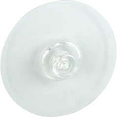 Wenko 54814100 Static-Loc Adapters Set of 2 Pieces Transparent 6 cm Diameter