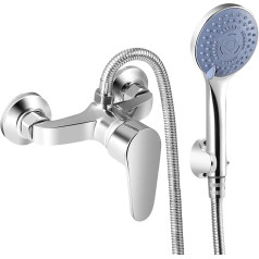 Judavry Душ и кран для ванны со шлангом и держателем, регулируемая ручная душевая лейка с распылителем высокого давления, водосберегающие душ
