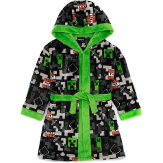 Minecraft ģērbšanās kleita Bērnu meitenes zēni Creeper TNT spēle PJS Bathrobe