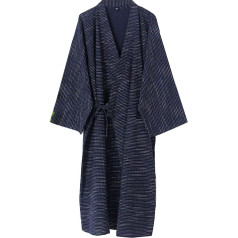 japāņu kimono dubultā marles kokvilnas halāts vīriešiem Plus Size Taoist apģērbs Zen apģērbs