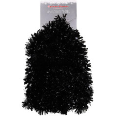 Christmas Concepts® Chunky/Fine Christmas Tinsel 4 metri Ziemassvētku rotājumi (melni)