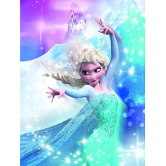 Komar Disney Frozen 2 Elsa Action Sienas glezna | Bērnistabas / bērnu istabu rotājumi / mākslas darbi | bez rāmja | WB075 - 30 x 40 cm (garums x augstums)