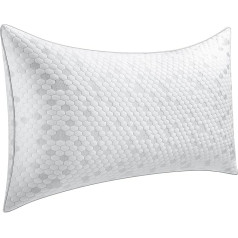 MetersGod kopfkissen 40x80cm, Memory Foam Kissen Höhenverstellbar mit reißverschluss Weich Stützend Nackenkissen Schaumstoffkissen für Allergiker, Seitenschläfer und Rückenschläfer