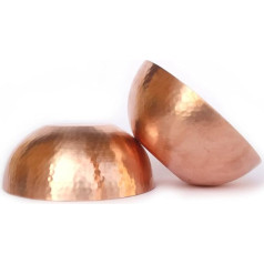 De Kulture Works Handmade Copper Bowl Set of 2 - 4,5