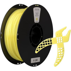 TPU 64D filaments 1,75 mm, 1 kg spole, elastīgs, mīksts 3D printeru filaments, nodilumizturīgs, izmēru precizitāte +/- 0,05 mm, dzeltens, Chenghe Yellow