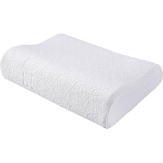 FMS Memory-Schaum Kinderkissen 3-12 Jahren Kissen für Kinder Orthopädisches Kissen mit Memoryschaum Memory Foam Kissen mit 100% Baumwolle Kissenbezug Abnehmbar (3-12 Jahren)