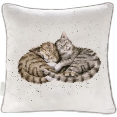 Wrendale Designs Sweet Dreams Cat kokvilnas spilvens 40cm x 40cm