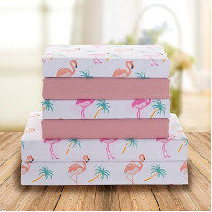 Elegant Comfort Luxury Soft gultas veļa Flamingo Pattern 1500 pavedienu skaits Percale ēģiptiešu kvalitātes maigums, izturīgs pret izbalēšanu un izbalēšanu (6 gab.) Gultas veļas komplekts, King, Flamingo, ZMM-6PC-King-Flamingo