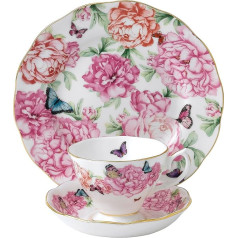 Royal Albert Miranda Kerr For Gratitude 3-daiļu komplekts (Teetasse, Untertasse und Teller, 20,3 cm)