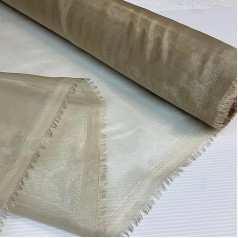 5 metri Plain Sheer Latte aizkars Viegls Organza Voile aizkars Kāzu krēsls auduma josta 150cm plats