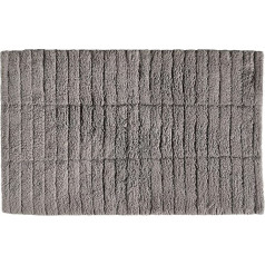 Zone Denmark Tiles kokvilnas vannas paklājs, 80 x 50 cm, Gull Grey