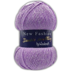 Woolcraft Adīšanas vilna tamborēšanai Adīšanas vilna 75 iepakojums Divu toņu violeta 75