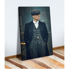 CanvasArtShop Peaky Blinders Thomas Shelby 8 x 12 collu 30 mm dziļš ierāmēts audekls Art Print