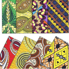 Afrikos spausdinti audinio 50x40cm Bohemian Ankara etninis modelis riebalų ketvirčiai audinio paketai daugiaspalvis Afrikos Pre-Cut Patchwork veido danga, siuvimo, amatai