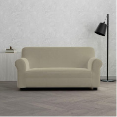 Itāļu gultasveļa Dahlia Stretch Sofa Slipcover, Dove Grey, 2 sēdvietas