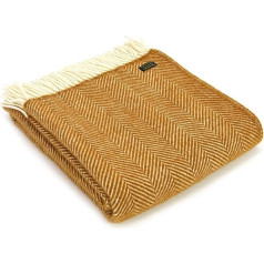 Tweedmill Mustard Fishbone Virgin Wool sega