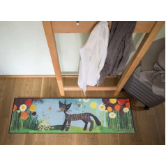 Salonloewe Rosina Wachtmeister Margherite Durvju paklājs 35 x 120 cm Skrejceļš Kaķi krāsains