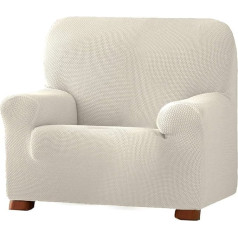 Eysa Cora bielastisch Sofa überwurf 1 Sessel Farbe 00-Ecru, Poliesters-Baumwolle, 36 x 27 x 9 cm