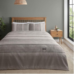 Catherine Lansfield Denim Bettwäsche-Set, grau, King Duvet