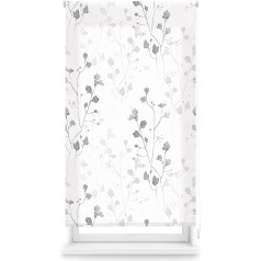 Blindecor rullo žalūzijas Transparent Digital Flowers 90 x 180 cm (platums x garums)