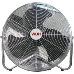 Aktobis WDH-FE50X Metāla grīdas ventilators ar īpaši lielu ventilatora galvu un 50 cm diametru