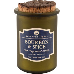 Northern Lights Candles 5oz Bourbon & Spice Spirit Candle Jar