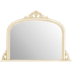 Antique Ivory Mirror 50