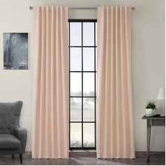 HPD Half Price Drapes BOCH-141314-120 Bellini Peach Blackout aizkars 50 x 120 cm