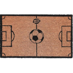 Coco&Coir Viss īsumā Premium kokos Fußmatte | Kokosnussmatte mit rutschfestem PVC | Fußwischer für den Eingangsbereich | für den Außen- und Innenbereich | 45 x 75 cm | Fußballmatte