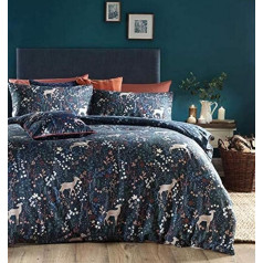 Furn Richmond SKS D/Set Midnight Cotton, Midnight Blue, Super King