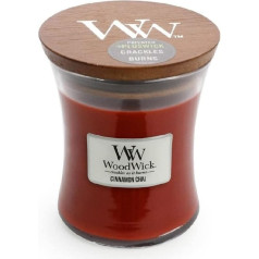 WoodWick Mittel Zimt Chai, Wachs, Rot, 10 x 10 x 11 cm, 275 gab.