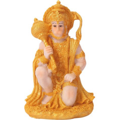 HOMSFOU Hindu Ramayana Hanuman Statue Hindu Dievs Kungs lidot Hanuman Statue Idol Murti Pooja Sculpture (kā attēlā)