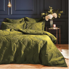 Paoletti Palmeria King Size Quilted Duvet Cover Set