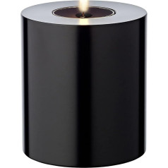 EDZARD Cornelius Tea Light Holder Permanent Candle Black Высота 9 см Диаметр 8 см Термостойкость до 90 градусов