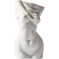 Mila Moya Nude keramikas vāze 19 x 10 cm balta