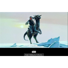 Komar Sienas glezna | Star Wars Classic RMQ Hoth Tauntaun | Bērnu istabas dekorācijas Art Print | Bez rāmja | WB149 - 50 x 40 cm | Izmērs: 50 x 40 cm (platums x augstums)