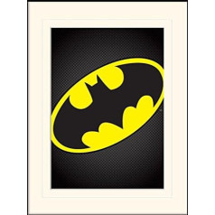 Pyramid International DC Comics (Batman Symbol) 30 x 40 cm, samontēts un ierāmēts, 250 GSM PAPERWRAP MDF, daudzkrāsains, 44 x 33 x 4 cm