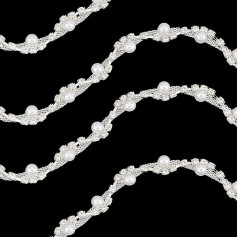 NICENEEDEDED 85cm Crystal Rhinestone Trim Applique Strips Beaded Sparkly Šūšanas rotājumi Ķēdes DIY kleita kāzu kāzu līgavas bižutērijas rotaslietas apdare