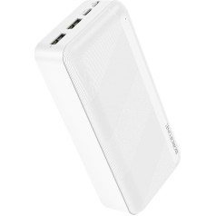 Borofone Power Bank 30000mAh BJ27B Pindar - 2xUSB - white