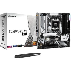 Pagrindinė plokštė b650m pro rs wifi am5 4ddr5 hdmi/dp matx